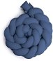 Maceshka Mušelínový pletený mantinel modrý - Crib Bumper