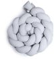 Maceshka Mušelínový pletený mantinel šedý - Crib Bumper