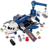Kruzzel 23131 Police cargo plane with cars - Children's Airplane
