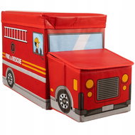 Storage Box Kruzzel 22489 Toy box fire truck 53 × 26 × 31,5 cm - Úložný box
