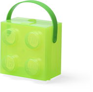 LEGO Box s rukoväťou – priesvitná zelená - Úložný box