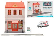 MIKRO TRADING Nemocnice skládací s ambulancí 7cm kov na volný chod v krabičce - Building Set