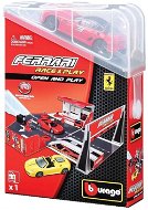 4sleep Bburago 1:43 Ferrari set box + 1 auto - Autópálya játék