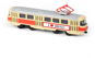 RAPPA Kovová česká retro tramvaj Brno 16 cm - Metal Model