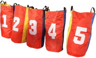 MASTER Skákací pytle 50 x 70 cm pro děti v sadě 5 ks, čísla - Venkovní hra