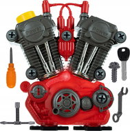 Kruzzel 22476 Dětský rozkládací LED motor se zvuky - Motor Skill Toy