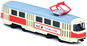 Rappa Kovová retro tramvaj 16 cm Vysoké Tatry - Kovový model