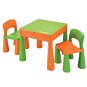 Nejlevnější nábytek Dětská sada Elsie stoleček + dvě židličky oranžovozelená - Children's Furniture