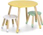 Kids' Table Zeller Sada 3 ks dětský stolek se dvěma židlemi - Dětský stůl
