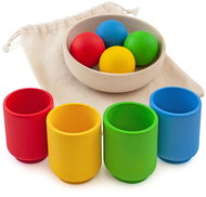 Ulanik Beads in cups - basic set, 4 cm - Montessori Toy