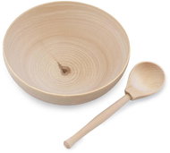 Ulanik Wooden set for sorting objects Bowl and spoon - Montessori Toy