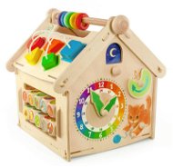 Vemkel Dřevěná hračka Bizybord Domeček - Educational Toy