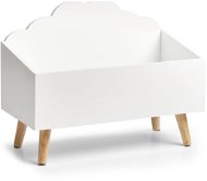 ZELLER Detský úložný box na hračky biely 58 × 28 × 45 cm - Úložný box