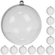 Ruhhy 22279 Acrylic ball 12 cm, 10 pcs - Creative Kit