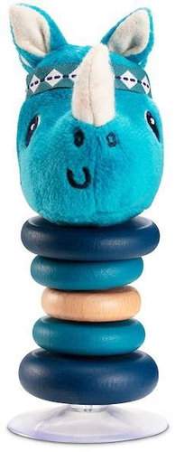 Lilliputiens Rocking rattle with suction cup Marius the rhinoceros - Baby Toy - Main image