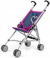 Doll Stroller Marini Golfky pro panenky srdíčko modré / růžové - Kočárek pro panenky