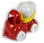 4sleep Auto stavební domíchávač 10 cm volný chod červené s bílou míchačkou - Toy Car