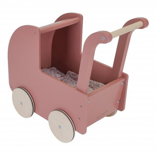 Little Dutch Wooden Stroller for Dolls - Doll Stroller - Main image