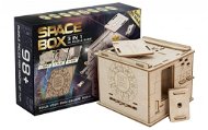 Escape Welt Dřevěná stavebnice a hlavolam 3 v 1 3D Space Box - Brain Teaser