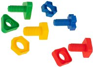MG Montessori Screws skrutky 30ks, farebné - Skrutkovacia hračka