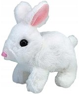 Leventi Interaktívny plyšový zajačik, biely - Plyšová hračka