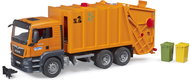 Bruder 03760 Garbage truck MAN TGS orange - Toy Car