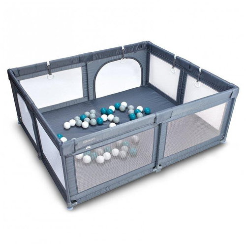 BabyGO Playpark Grey - Járóka - Fő fotó
