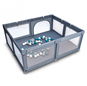 Baby Playpen BabyGO Playpark Grey - Ohrádka pro děti