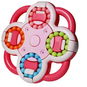 KIK Rotující kouzelná fazole Puzzle Ball, červená - Motorická hračka