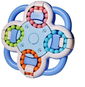 KIK Rotující kouzelná fazole Puzzle Ball, modrá - Motorická hračka