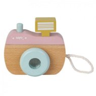 Saro Baby Dřevěný fotoaparát Pink - Baby Toy