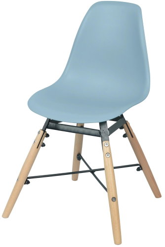 DOCHTMANN Children's chair Jena light blue 30,5 × 36 × 56 cm - Baby Highchair - Main image
