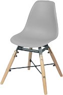 Detská stolička DOCHTMANN Detská stolička Jena sivá 30,5 × 36 × 56 cm - Dětská židlička