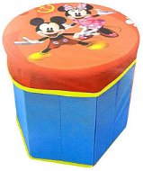 Disne Úložný box na hračky s víkem Mickey a Minnie mouse - Úložný box
