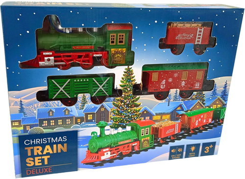 Best Christmas Train Set with Lights and Sound Deluxe - Train Set - Main image