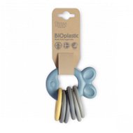 Dantoy Tiny Bio plastové kroužky s kousátkem Blue 0 m+ - Baby Teether