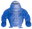 Wind-up toy 13 cm, blue