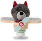 Lilliputiens Houpací letadlo s pilotem - vlk Ludvík - Baby Toy