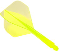 Condor AXE Neon standard flutes and midi handles 21 mm, yellow - Dart Flights