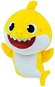 GGV Plyšový žralok Baby Shark, 21 cm, žlutý - Soft Toy