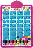 Lexibook Anglicko-francouzský mluvící plakát Disney Princezny - Interactive Toy