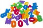 BocioLand Penové hračky do kúpeľa, vodolepky – písmená a číslice 36 ks - Vodolepky