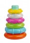 Playgro Plastové navlékací kroužky, pastelové - Sort and Stack Tower