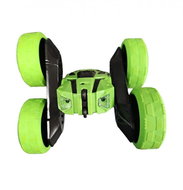 Leventi RC Stunt Car double-sided 360 degree rotation green - Remote Control Car