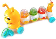 Bavytoy Interaktivní tahací housenka - Tahací hračka