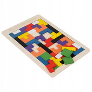 Kruzzel 22667 Wooden Tetris Puzzle - Wooden Puzzle