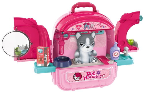 Wiky Animal Hospital in backpack dog 50 × 35 × 30 cm - Game Set - Main image