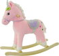 Rocking Horse Wiky Unicorn rocking with effects pink 74 × 28 × 65 cm - Houpací kůň