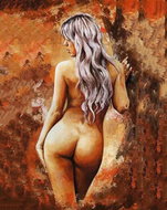 GAIRA Painting by numbers Woman under the tree M698 - Painting by Numbers
