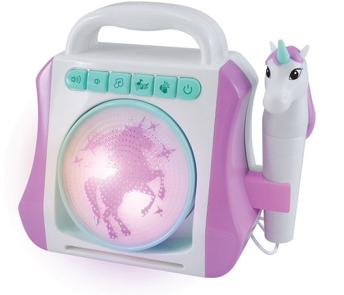 Wiky Karaoke box with unicorn microphone 21 × 9 × 19 cm - Musical Toy - Main image